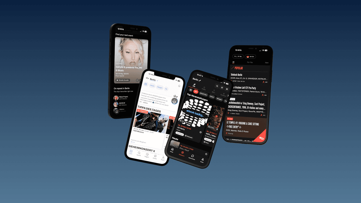 Die besten Event Apps in Deutschland 2026: 10 Plattformen für Nachtleben, Konzerte und Ausgehen im Vergleich
