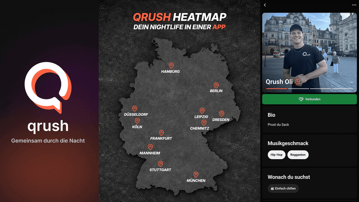 Qrush expandiert nach Deutschland: Die Nightlife App für Events, Clubs und Bars Qrush expandiert nach Deutschland: Die Nightlife App für Events, Clubs und Bars