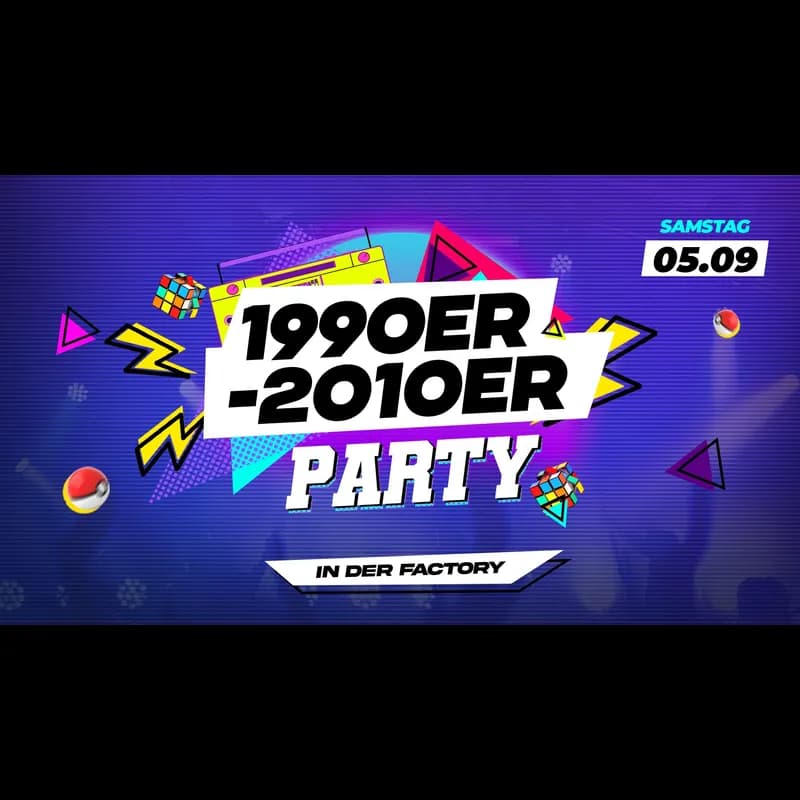 Flyer: Magdeburgs größte 90er - 2010er Party Flyer: Magdeburgs größte 90er - 2010er Party