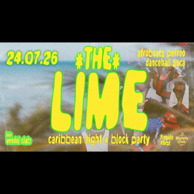Flyer: The Lime - Caribbean Night X Block Party Flyer: The Lime - Caribbean Night X Block Party