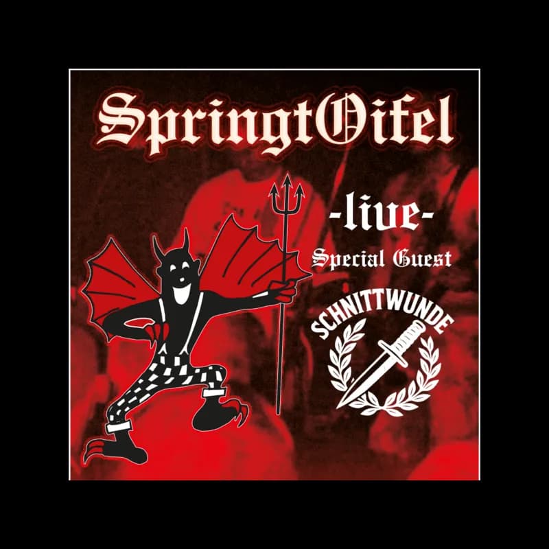 Flyer: SPRINGTOIFEL + SCHNITTWUNDE Flyer: SPRINGTOIFEL + SCHNITTWUNDE