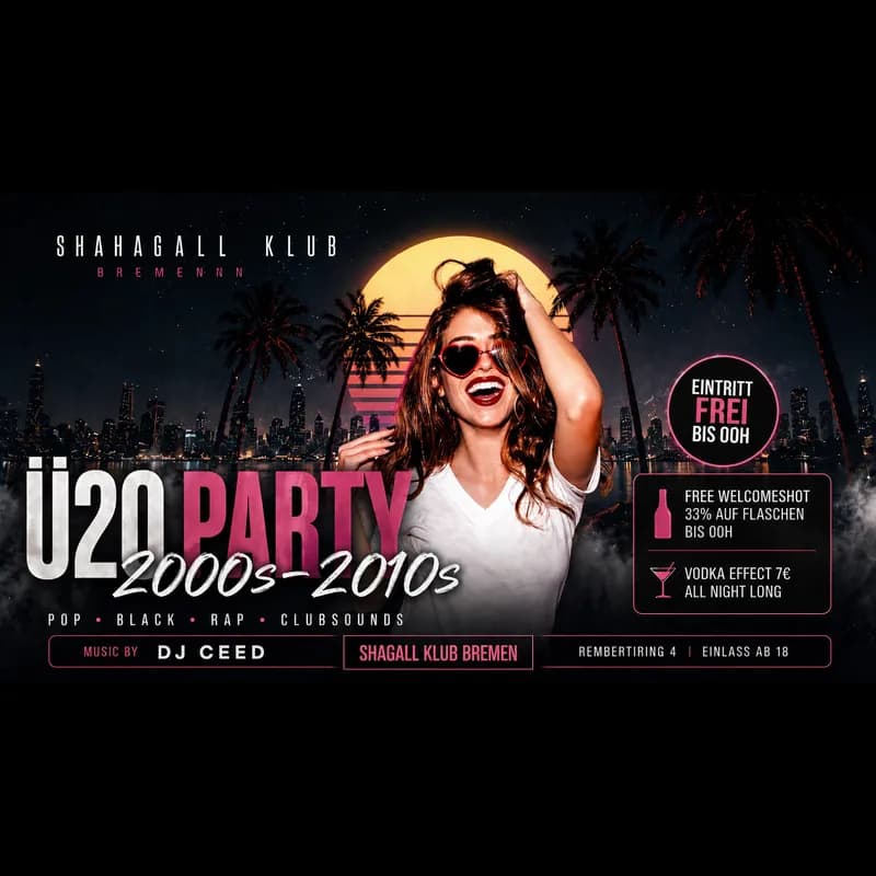 Flyer: Ü20 Party - 00's & 10's Flyer: Ü20 Party - 00's & 10's