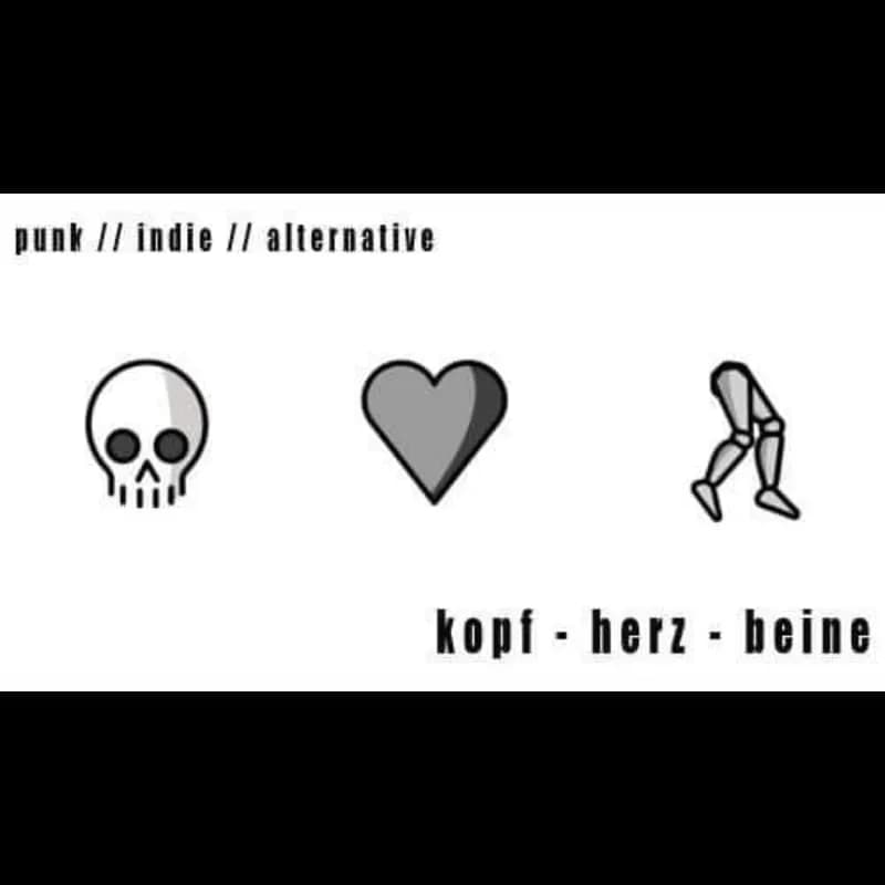 Flyer: kopf – herz – beine – Indie, Punk & Alternative mit DJ JanZ Flyer: kopf – herz – beine – Indie, Punk & Alternative mit DJ JanZ