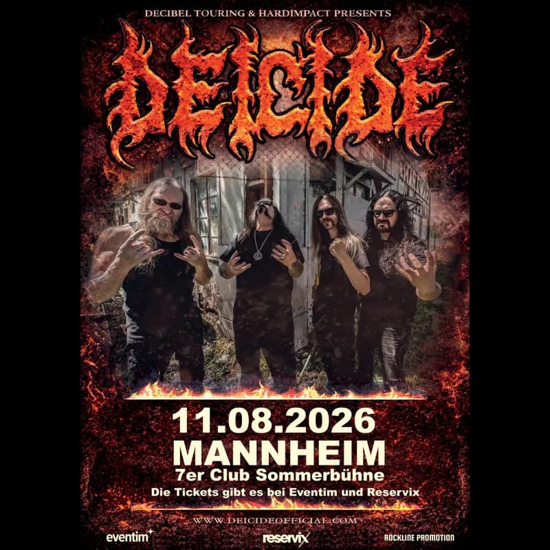 Flyer: Deicide – Live 2026 Flyer: Deicide – Live 2026
