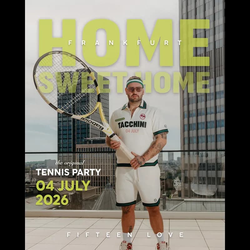 Flyer: OPEN AIR TENNIS PARTY x PADEL PARRANDA Flyer: OPEN AIR TENNIS PARTY x PADEL PARRANDA