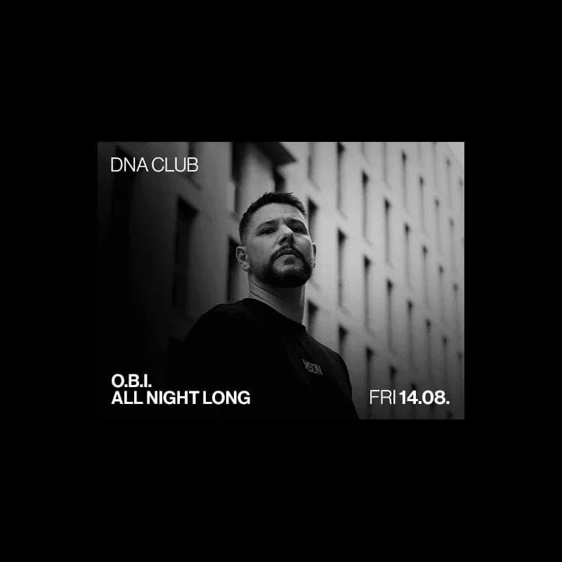 Flyer: O.B.I. ALL NIGHT LONG Flyer: O.B.I. ALL NIGHT LONG