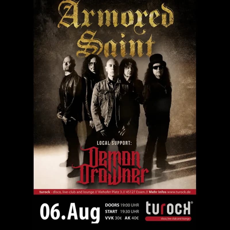Flyer: Armored Saint Flyer: Armored Saint