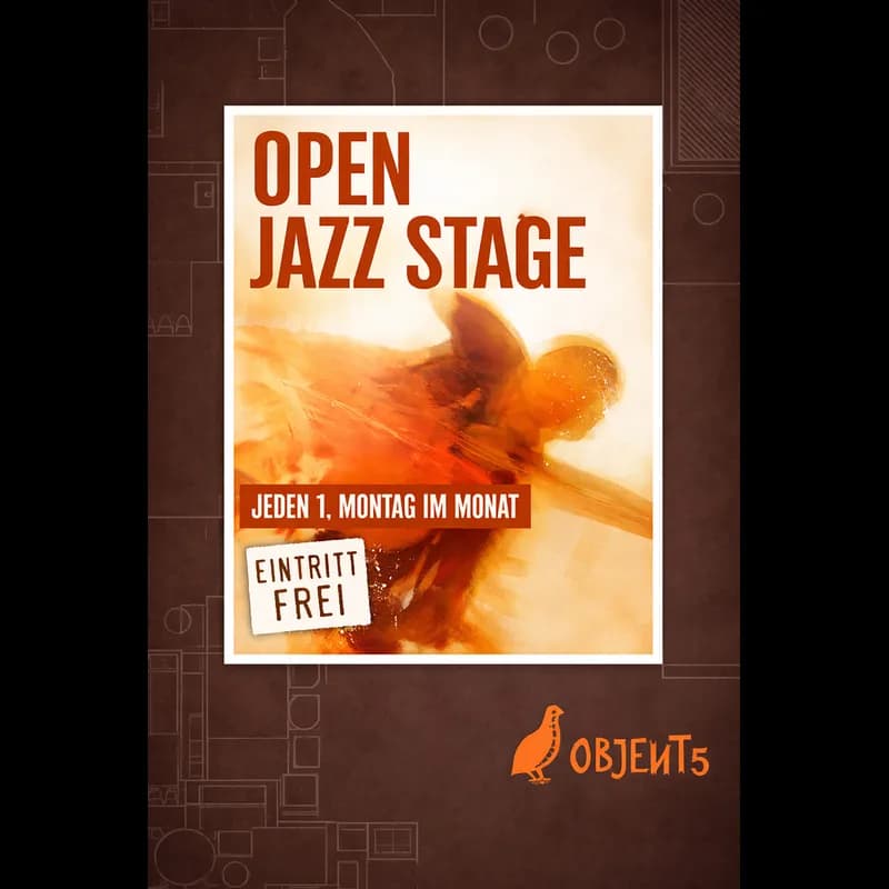Flyer: Open Jazz Stage mit dem Oskar Hentschel Trio (lpz) Flyer: Open Jazz Stage mit dem Oskar Hentschel Trio (lpz)