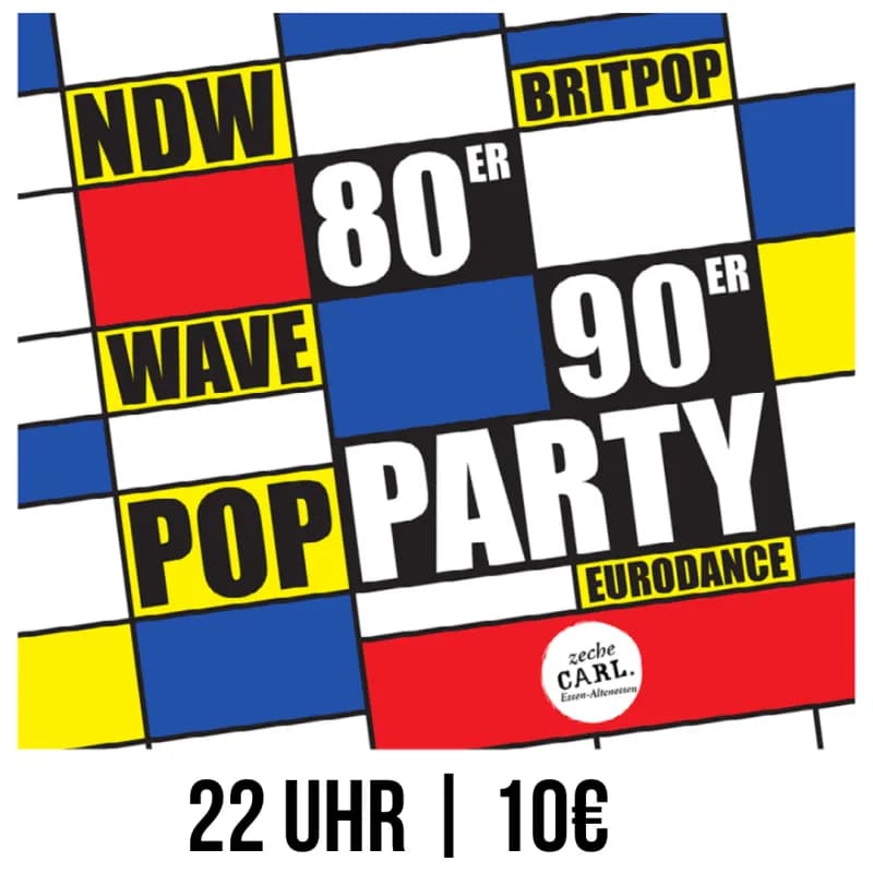 Flyer: 80er/90er Party Flyer: 80er/90er Party