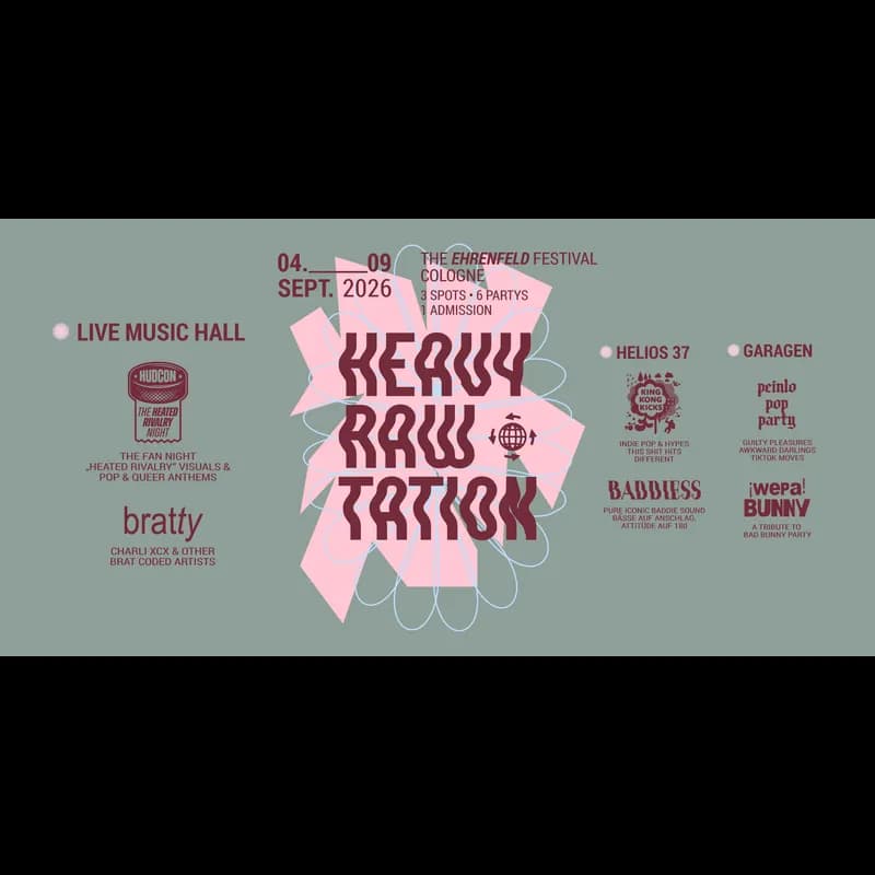 Flyer: HEAVY RAWTATION Flyer: HEAVY RAWTATION