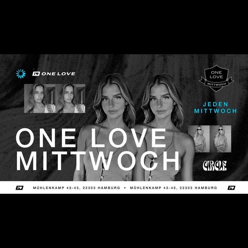 Flyer: ONE LOVE MITTWOCH Flyer: ONE LOVE MITTWOCH