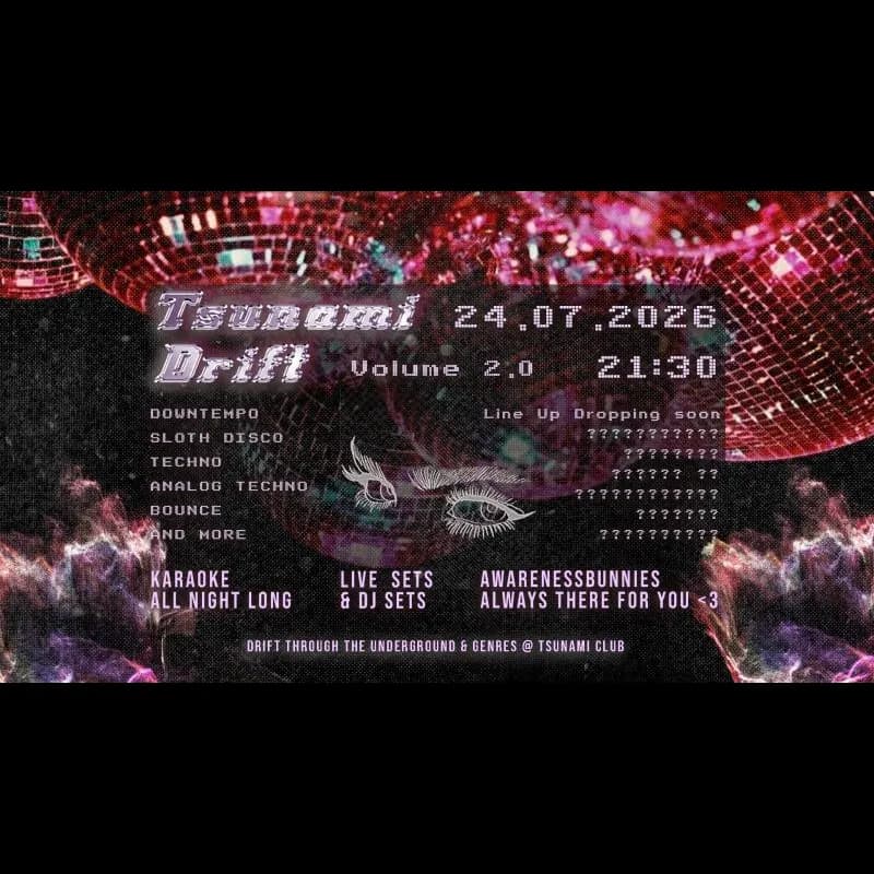Flyer: Tsunami Drift Vol. 2 Flyer: Tsunami Drift Vol. 2