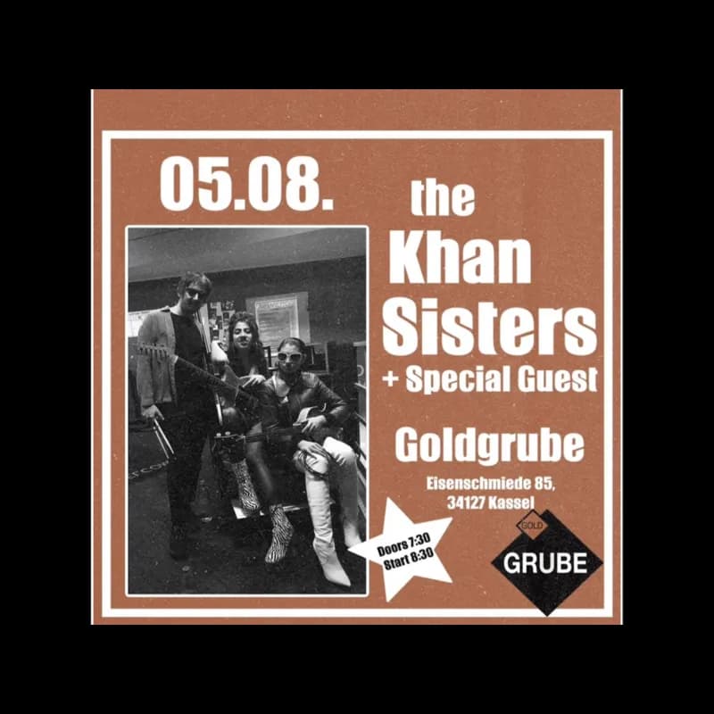 Flyer: THE KHAN SISTERS + Special Guest Flyer: THE KHAN SISTERS + Special Guest