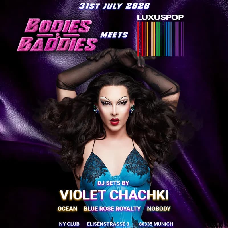 Flyer: Bodies & Baddies meets Luxuspop Flyer: Bodies & Baddies meets Luxuspop