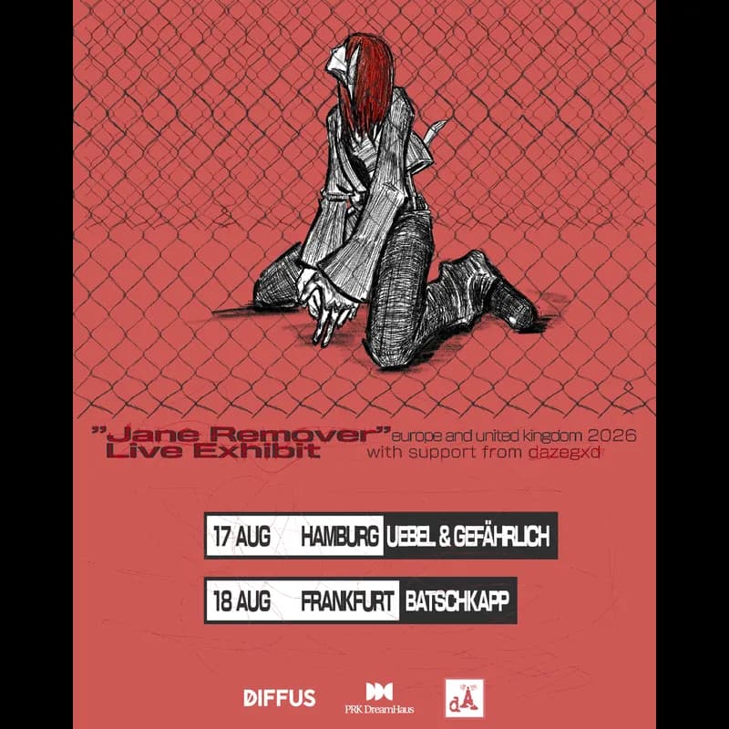 Flyer: JANE REMOVER – LIVE EXHIBIT Flyer: JANE REMOVER – LIVE EXHIBIT