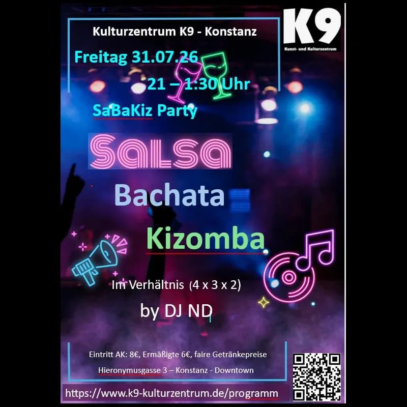 Flyer: SaBaKiz im K9 Flyer: SaBaKiz im K9