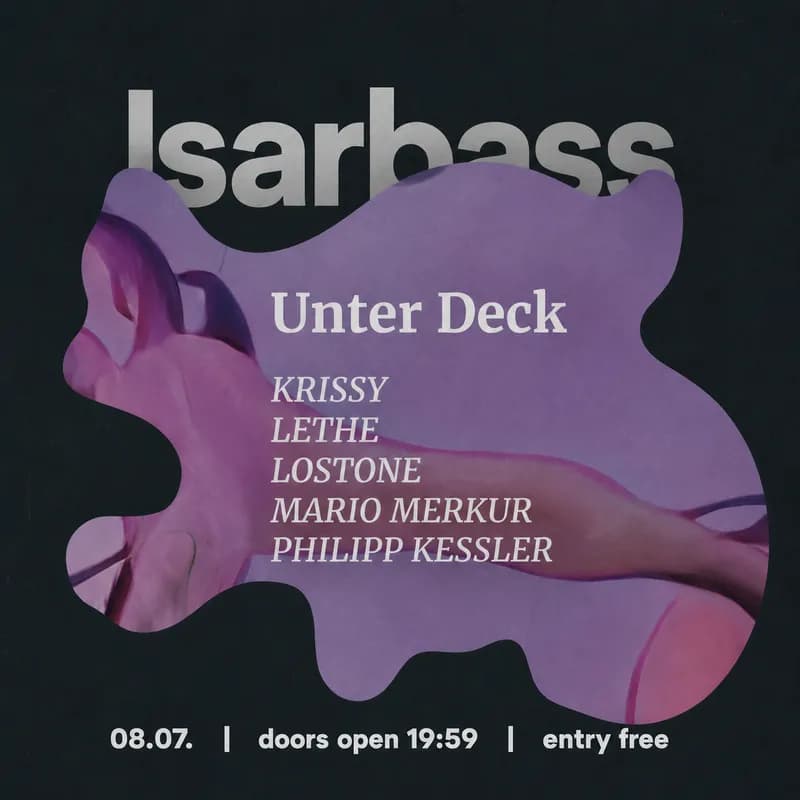 Flyer: Isarbass im Unter Deck Flyer: Isarbass im Unter Deck