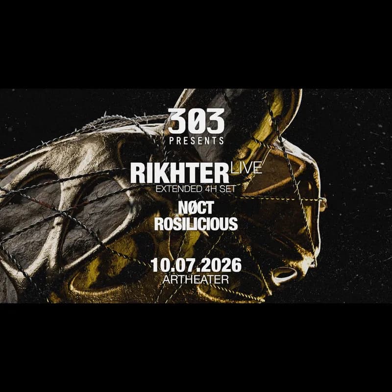 Flyer: 303 presents RIKHTER live (extended set) Flyer: 303 presents RIKHTER live (extended set)