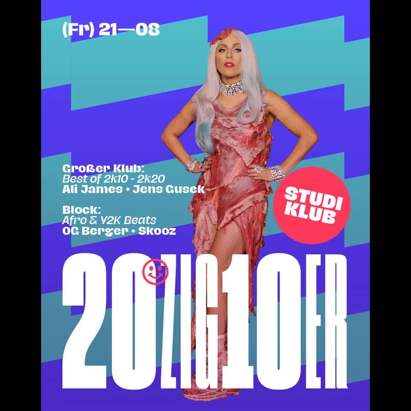 Flyer: STUDI KLUB - 20ZIG 10ER Flyer: STUDI KLUB - 20ZIG 10ER