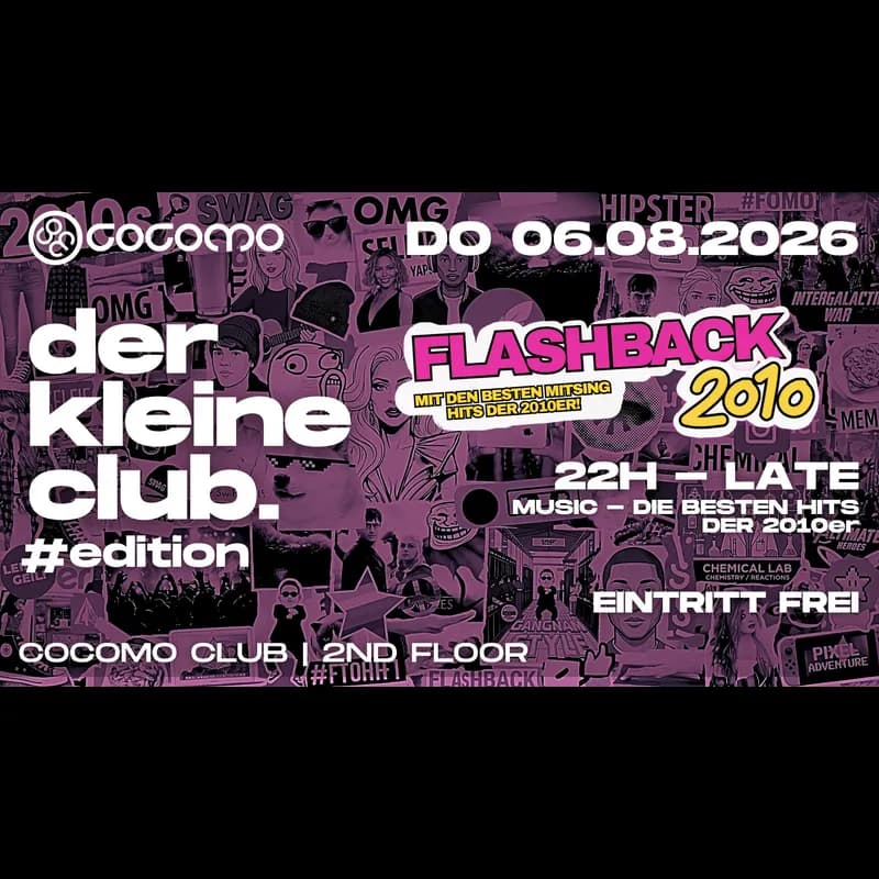 Flyer: der kleine club - 2010s Edition Flyer: der kleine club - 2010s Edition