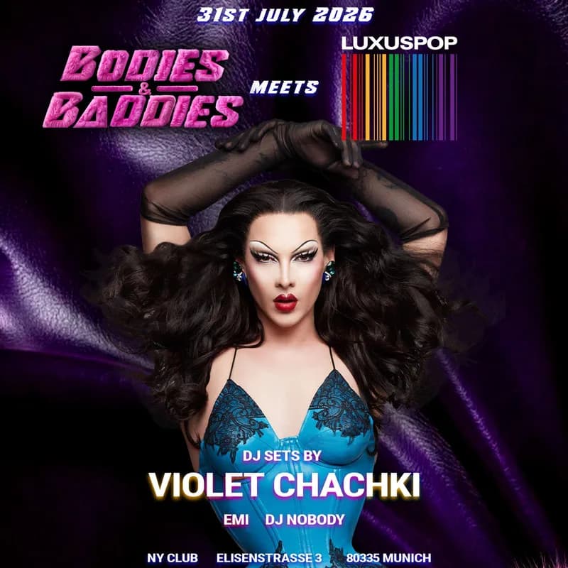 Flyer: Bodies & Baddies meets Luxuspop Flyer: Bodies & Baddies meets Luxuspop