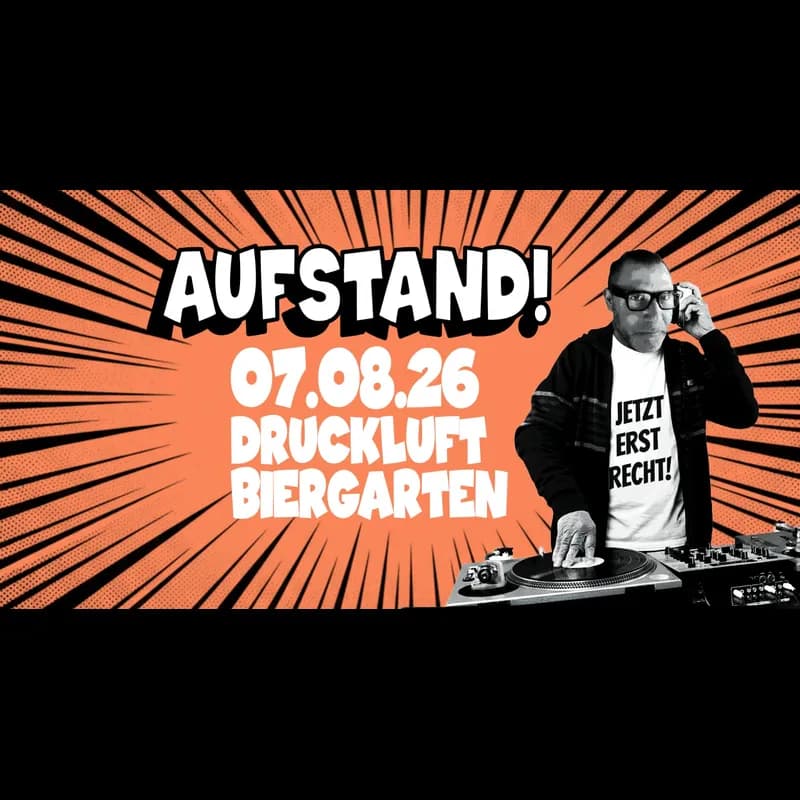 Flyer: AUFSTAND! Flyer: AUFSTAND!