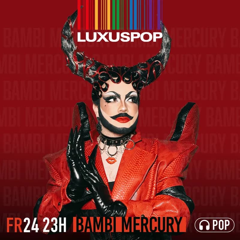 Flyer: Luxuspop feat. Bambi Mercury Flyer: Luxuspop feat. Bambi Mercury