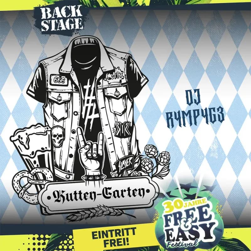 Flyer: KUTTEN GARTEN mit DJ R4MP4G3 | free & easy 2026 party Flyer: KUTTEN GARTEN mit DJ R4MP4G3 | free & easy 2026 party