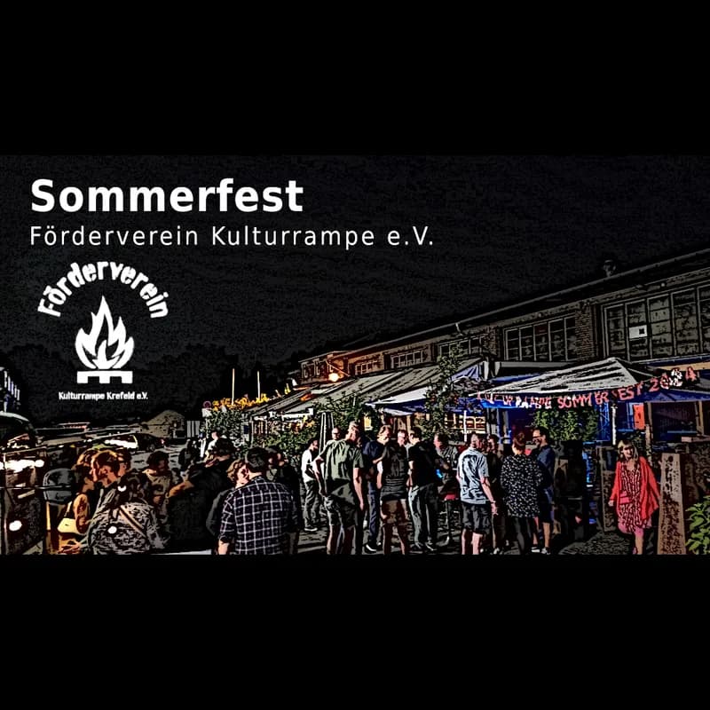 Flyer: Sommerfest Förderverein Kulturrampe Flyer: Sommerfest Förderverein Kulturrampe
